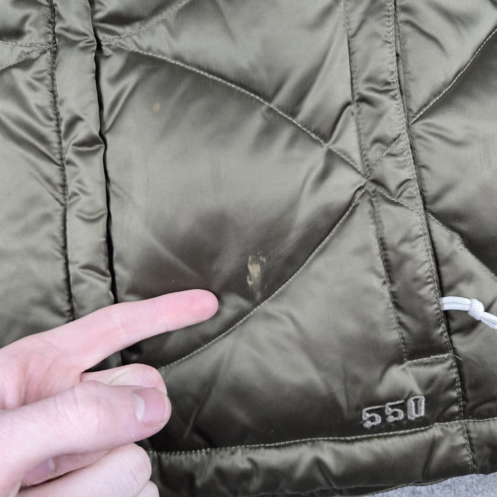 The‎ North Face Vest Womens XS Green 550 Down Fill Aconcagua Quilted Hiking - Picture 3 of 16